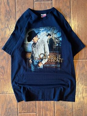 Vintage Y2K George Strait Honkeytonkville Shirt